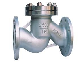 DIN Cast Iron / Steel Lift Double Flanged Ball Check Valve , Non Return Valve