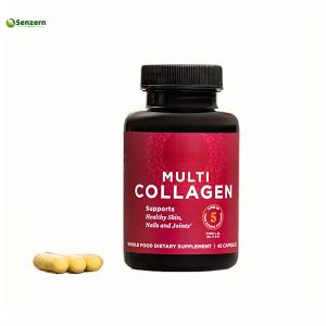 Customized Hydrolyzed Collagen Peptides Capsules 90pcs Stimulate Chondrocyte