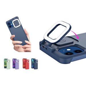 Ultra Slim ABS LED Selfie Ring Light For Phone Case 3 Colors Light