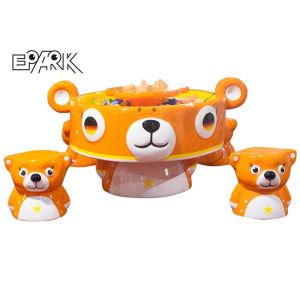 Cheap Bear Sand Table Coin Pusher Amusement Game Machines For Kids L90*W120*H70 CM for sale