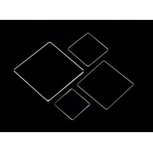 High Temperature Resistance Square Fused Silica Quartz Glass Sheet