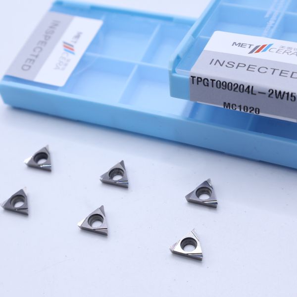 Cermet CNC Turning Inserts TPGT0902 with 2W15 Sharp Finish Chip Breaker For