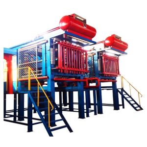 Cheap Vacuum Shape Vegetable Box Molding Machine Expanded Eps Foam EPS Expandable Polystyrene Beads Making Machine Fish Box Automatic for sale