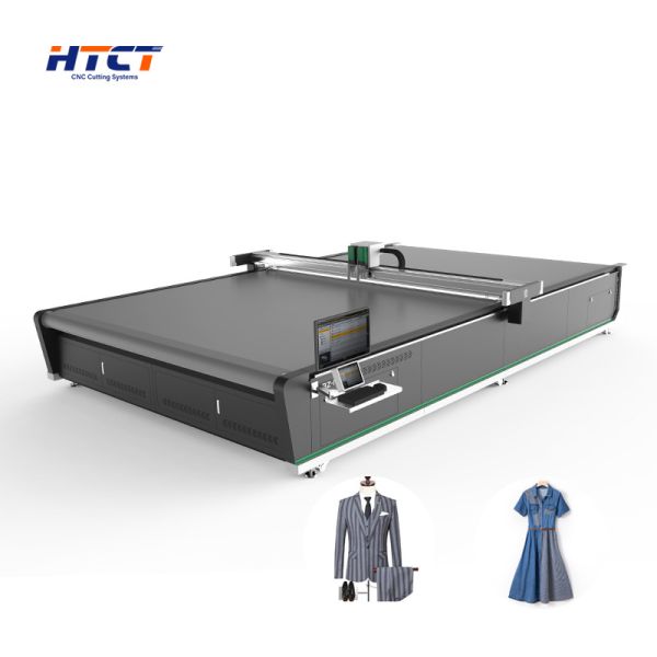 Vibrating Knife Cutting Table Machine Textile Automatic Ploter Cutter Fabric