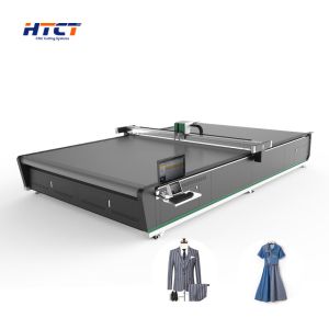 Buy cheap Vibrating Knife Cutting Table Machine Textile Automatic Ploter Cutter Fabric from wholesalers