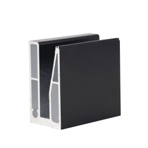 Coated Alloy Aluminum Glass Balustrade U Channel Railing System for FOB Port