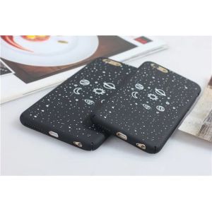 Hard PC Full Icluded Black Universe Star Space Cell Phone Case Cover for iPhone