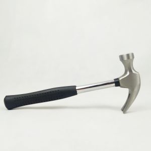 8OZ American Type Forged Steel Materials Claw Hammer With Steel Handle