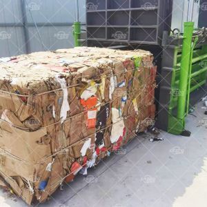 Automatic Hydraulic Cardboard Baler Machine for Waste Recycling