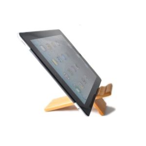 Custom Sustainable Bamboo Folding Laptop Stand Tablet Stand holder