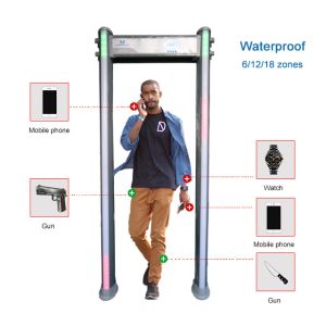 Waterproof Door Frame Metal Detector With High Density Fireproof Material