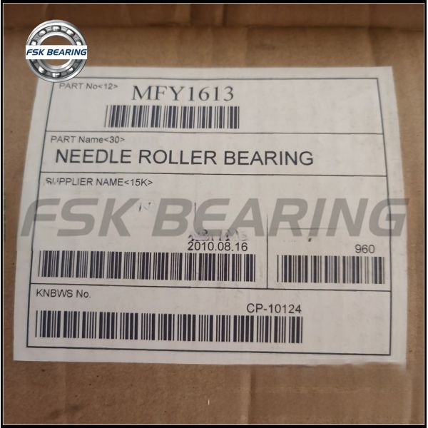Metric Size MFY1613 Miniature Flanged Ball Bearings 16*22*13 mm