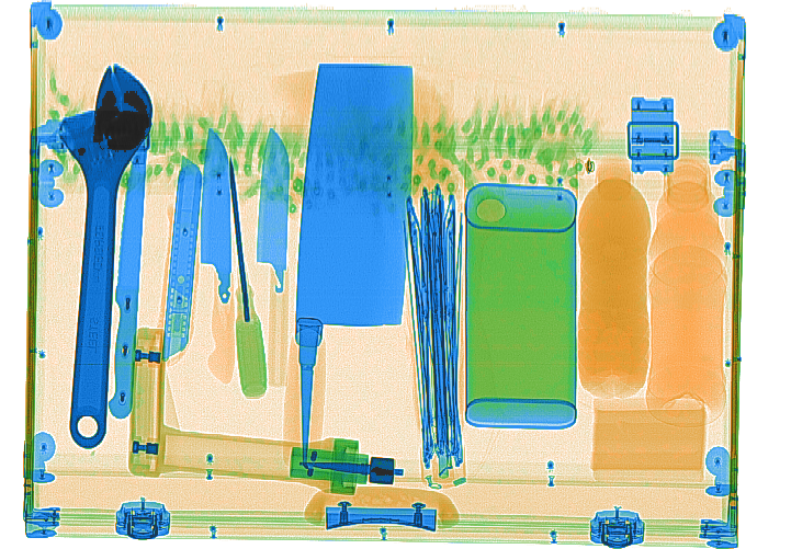 140Kv 0.3KW Airport Security Baggage Scanner For Cargo Inspection