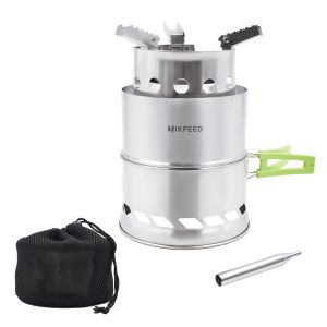 China 5.1X7.7 SS Backpacking Stove Collapsible For Camp on sale