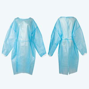 Cheap Non Woven Fabric Waterproof Isolation Surgical Gown Full Coverage CE for sale