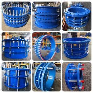 PN10 30 Dismantling Joint Ductile Iron Carbon Steel Double Flange Pipeline