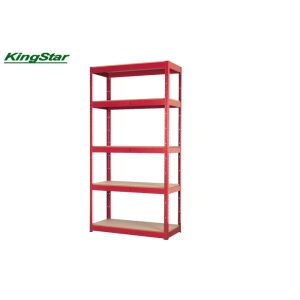 Red Color 5tier layers Boltless heavy duty boltless Storage Shelf Racking