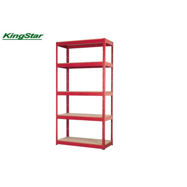 Red Color 5tier layers Boltless heavy duty boltless Storage Shelf Racking