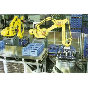 Beverage Industry Robotic Packaging Machinery , Packaging Robots Higher Level
