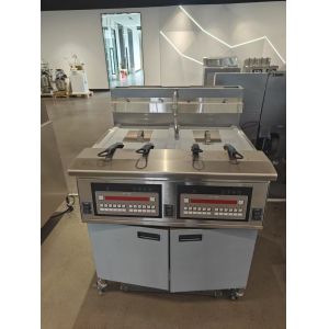 LPG Gas Natural gas Double Tanks Four Baskets Digital Panel gas Chips Open Fryer