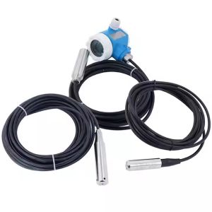 Polyvinyl Fluoride Cable IP68 24VDC Submersible Water Level Sensor Probe for