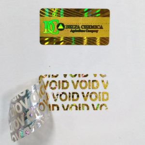 Adhesive Smooth Custom Hologram Stickers Tamper Proof Security Seal Label