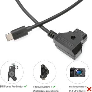 Alvin's Cables Dtap to USB-C Power Cable for DJI Focus Pro Motor, Ultra Soft D