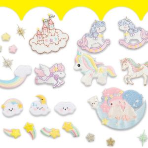 Heat Press Custom Badge Embroidery Patch Iron On Patch Applique For Clothing