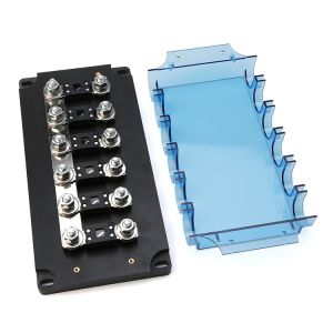 Auto Car Automotive Vehicle 6 Ways Bolt-down MEGA Fuses Blocks Fuse Holder