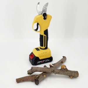 China Lithium Branch 28MM Electric Pruning Shears Professional Cordless Scissor Garden Tree Pruner on sale