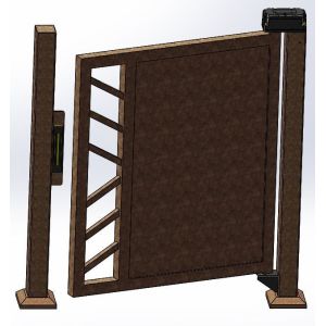 Waterproof Swing Barrier Gate For ANPR School Access Control Insulation Level F