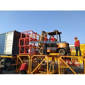 Cable Building Material Elevator SS100/100 2t Load Two Cage 800MM Mast