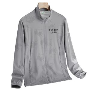 Customized Logo Anti-UV Sunscreen Clothing for Adults Sun Protection and Elasticity