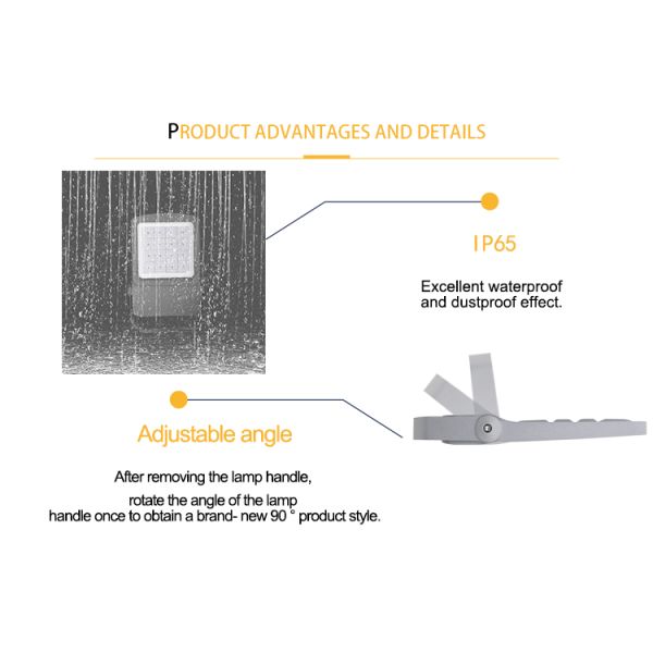 IP66 Waterproof High Power Led Stadium Flood Light 50w Landscape Garden Spot Light