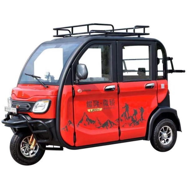 Quality Enclosed  1000w 40km/H Electric Passenger Tricycle wholesale