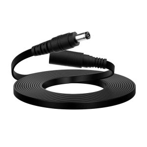 China 1m 3m 5m 12V Male to Male Female Flat DC 5.5x2.1mm 5.5x2.5mm 3.5x1.35mm Barrel Jack Power Extension Cable for CCTV Camera LED on sale