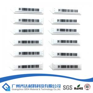 Cheap Black White Adhesive 58kHz Anti Theft DR Barcode Labels EAS Dual Pedestal System for sale
