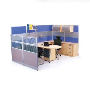 High Office Partition Cubicle Private Staff Modular Workstation System