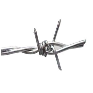 Security SWG12 7.5cm Galvanized Barbed Wires