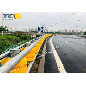Strong Strength Rolling Guardrail Barrier Anti Corrosion Long Service Life