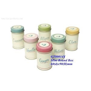 Minits Tin Box for Power & Kitchen Jar from Golden Tin Box
