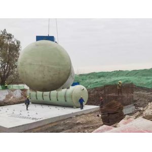 Corrosion Resistant FRP GRP Integrated Sewage Treatment Equipment Strength Low