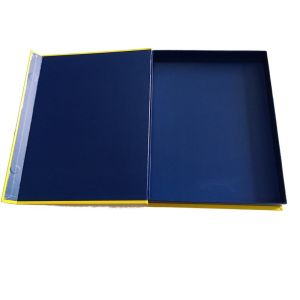 Paperboard Packaging Book Shaped Gift Box Custom Photo Presentation Eco -