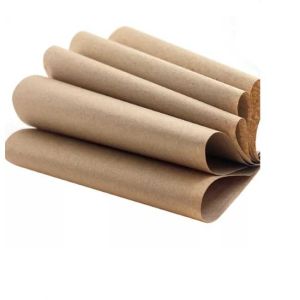 Protective 80gsm Brown Paper Wrapping Roll Greaseproof Kraft Tissue