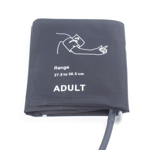 Adult NIBP Cuff Bladderless Single Tube 27.5-36.5cm Nylon Cuff