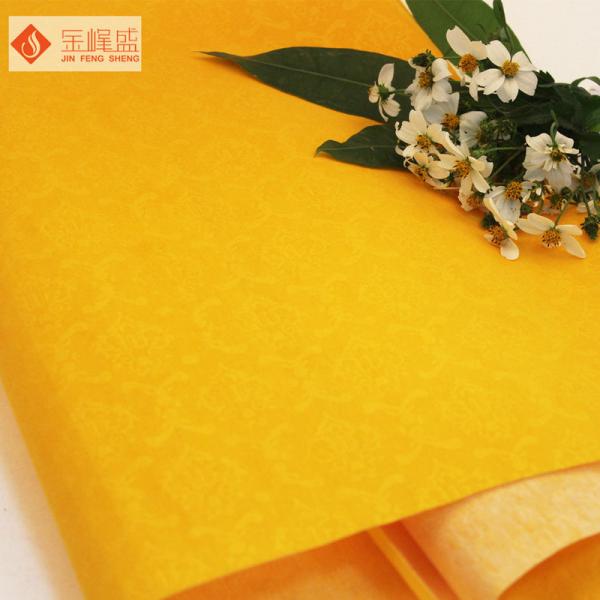 Nonwoven Yellow Velvet Arts and Crafts Upholstery Fabric Soft Antifouling
