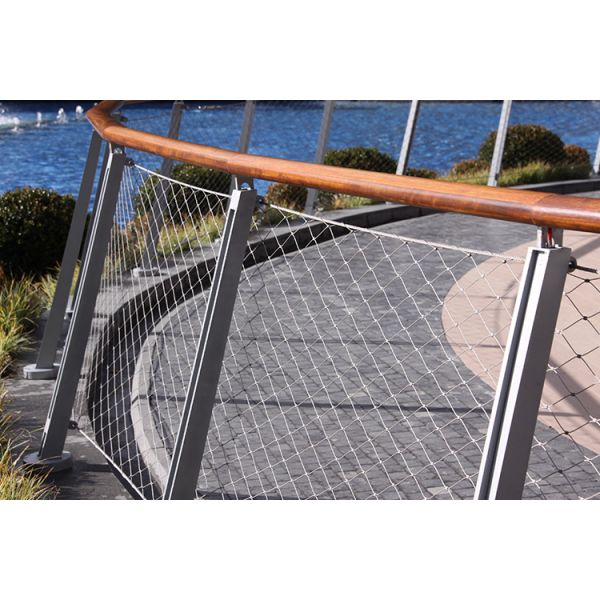 X - Tend Flexible Stainless Steel Cable Mesh Ferruled Woven Netting CE Approved