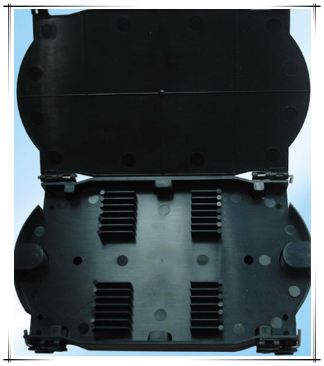 ABS Material 12 / 24 core FTTH Fiber Optical Splice Tray For Optical Terminal