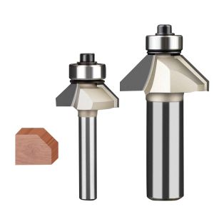 Customized High Quality Low Price 6mm 8mm Straight Bearing Trimming Bit Wood