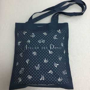 6oz Canvas CMYK Printing 34x45cm Shopping Tote Bag